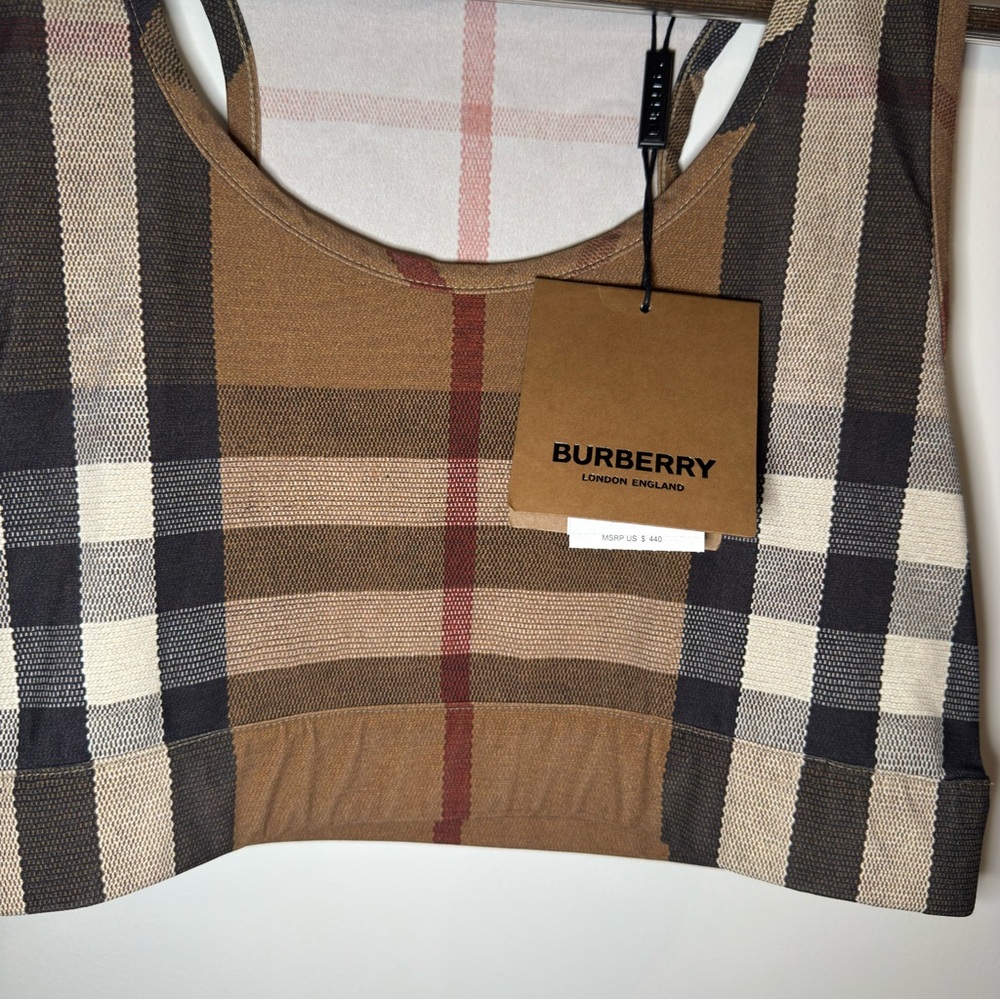 Burberry Immy Check Bra Top - Picture 11 of 14